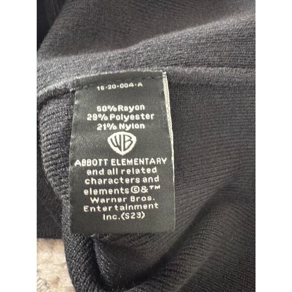 NEW Abbott Elementary Size S Sleeveless Crew Neck Sweater Black Casual NWT - Picture 6 of 9